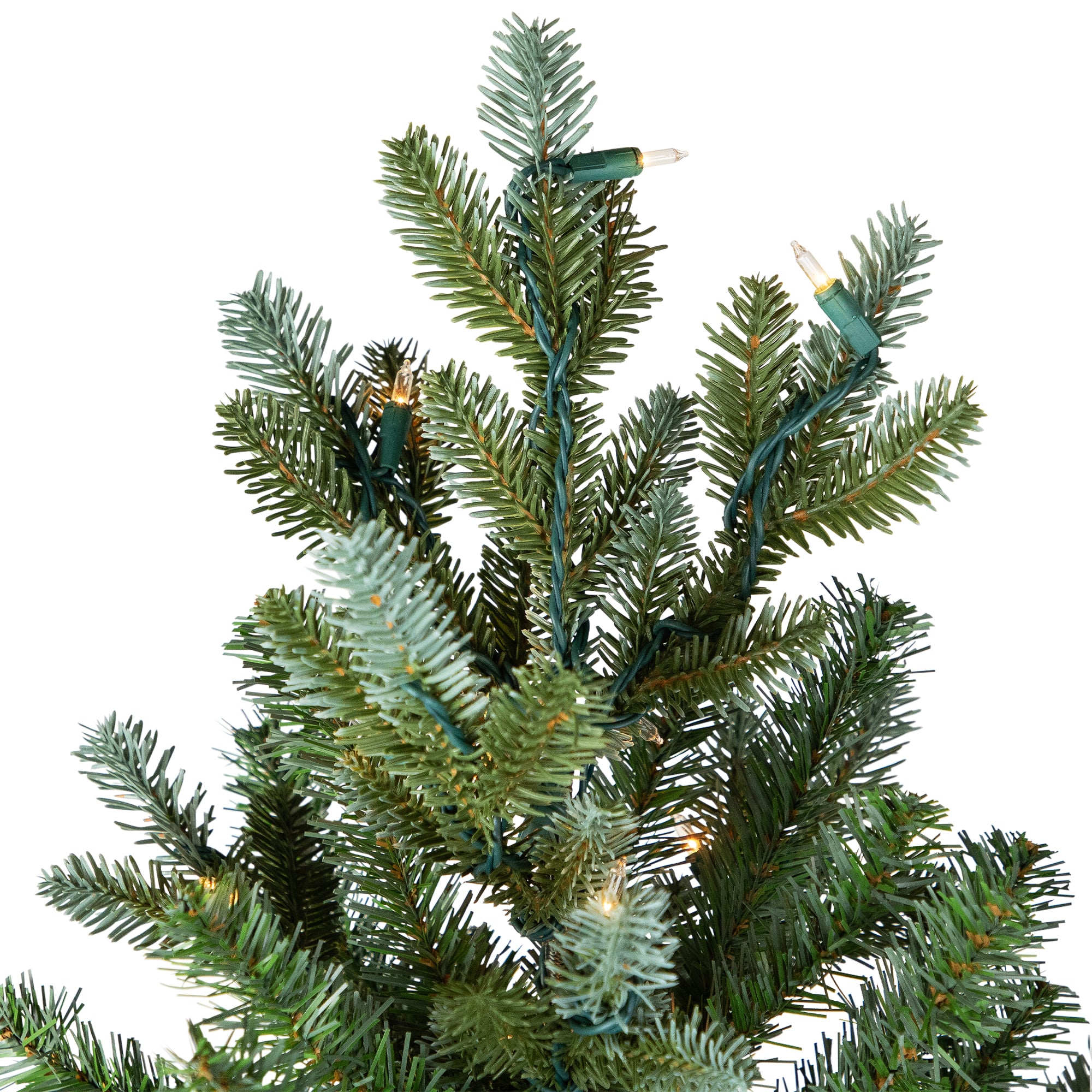 6.5ft. Pre-Lit Real Touch™ Blue Spruce Full Artificial Christmas Tree, Clear Lights